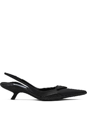 Prada pointed slingback pumps