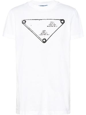 Prada triangle-logo crew-neck T-shirt
