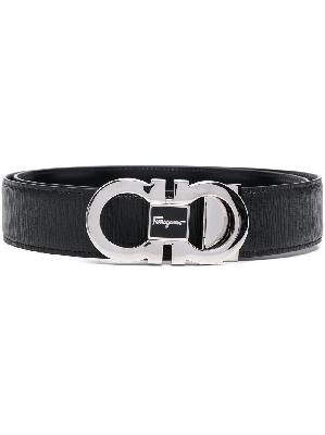 Salvatore Ferragamo logo-buckle leather belt