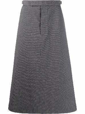 Thom Browne piqué suit skirt