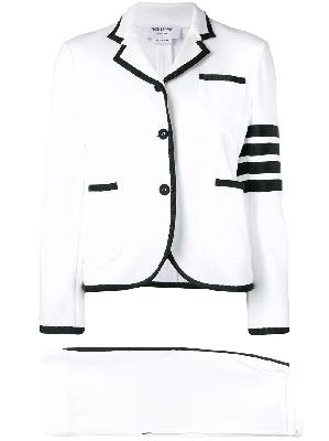Thom Browne 4-Bar loopback jersey suit