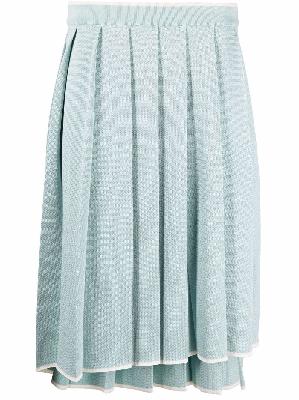 Thom Browne high-low pleated skirt