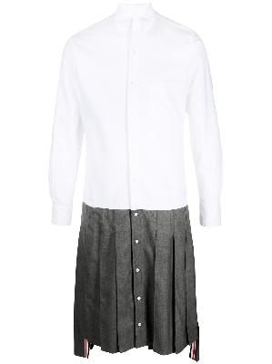 Thom Browne pleated skirt button-down shirt