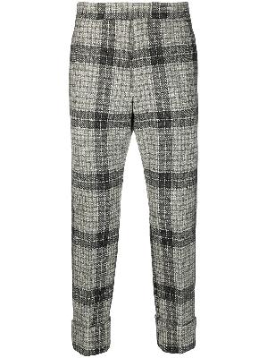 Thom Browne checked pleated skirt
