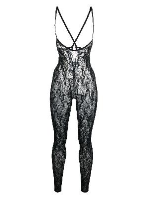 Wolford floral-lace body suit