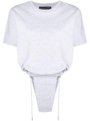 Y/Project round neck short-sleeved bodysuit