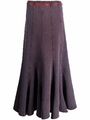 Y/Project flared midi skirt