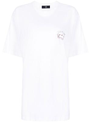Y's short-sleeved dagger-print T-shirt