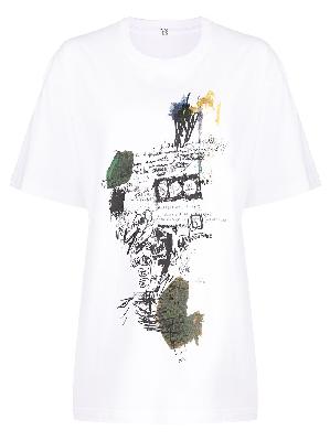 Y's sketch-print T-shirt