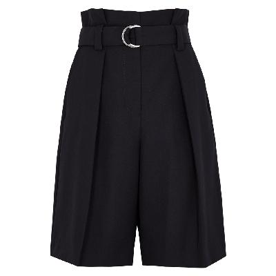 3.1 Phillip Lim Navy Wool Shorts - 10
