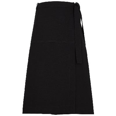 3.1 Phillip Lim Crepe Midi Wrap Skirt - Black - 14