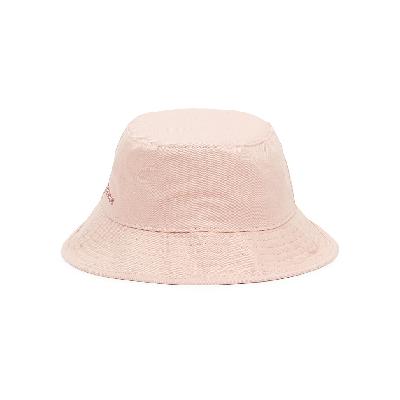 Acne Studios Brimmo Pink Cotton Bucket Hat - Burgundy