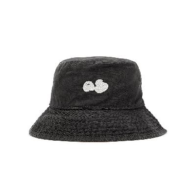 Acne Studios Brimmo Cotton Bucket Hat - Anthracite