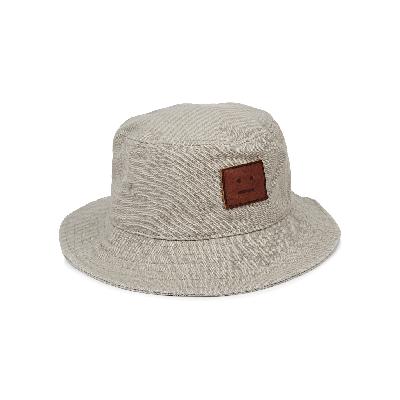 Acne Studios Buko Stone Cotton Bucket Hat - Cream