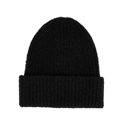 Acne Studios Korval Black Wool-blend Beanie