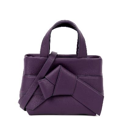 Acne Studios Musubi Mini Purple Leather Shoulder Bag
