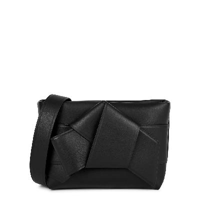 Acne Studios Musubi Knotted Leather Shoulder Bag - Black