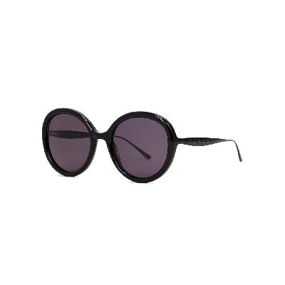 Alaïa Oversized Round-frame Sunglasses - Black