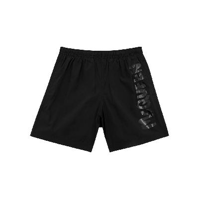 Alexander McQueen Black Logo-print Shell Swim Shorts