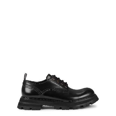 Alexander McQueen Wander Black Glossed Leather Shoes - 6