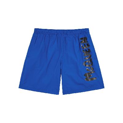 Alexander McQueen Blue Logo Shell Swim Shorts