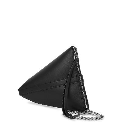 Alexander McQueen The Curve Small Black Leather Pouch
