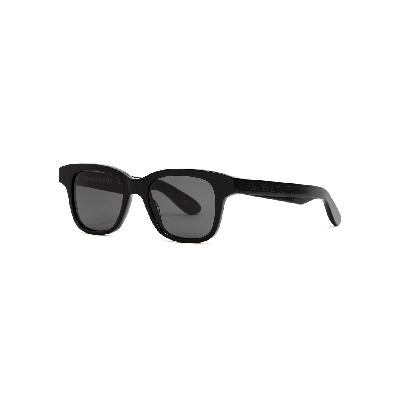 Alexander McQueen Wayfarer-style Sunglasses, Sunglasses, Black Grey
