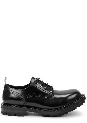 Wander black glossed leather shoes