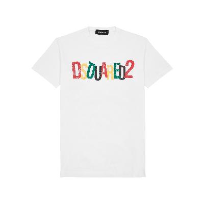 Dsquared2 Logo-print Cotton T-shirt - White - XL