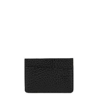 Maison Margiela Grained Leather Card Holder - Black