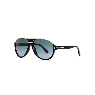 Tom Ford Dimitry Black Aviator-style Sunglasses