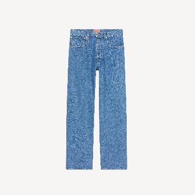 Kenzo Suisen Relaxed Fit Jeans Blue - Mens Size 32