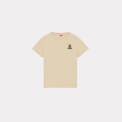 Kenzo 'Boke Flower Crest' Embroidered T-shirt Camel - Womens Size Xl
