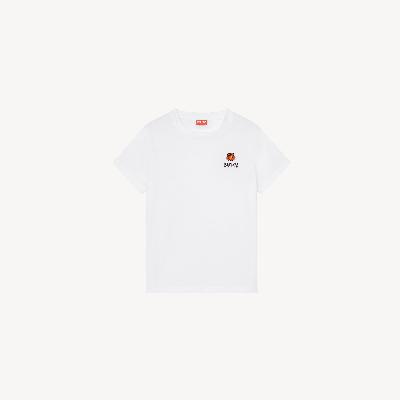 Kenzo 'Boke Flower Crest' Embroidered T-shirt White - Womens Size L