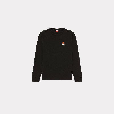 Kenzo 'Boke Flower' Embroidered Long-sleeved T-shirt Black - Mens Size Xl