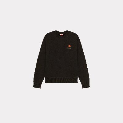 Kenzo 'Boke Flower Crest' Embroidered Sweatshirt Black - Mens Size M