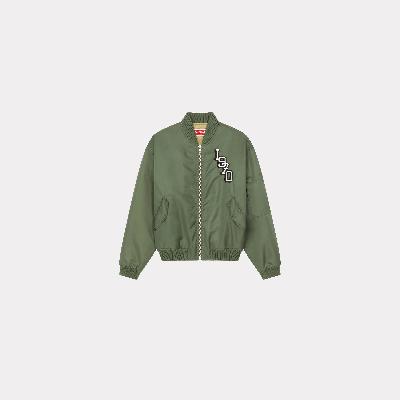 Kenzo 'Tiger Varsity' Embroidered Bomber Jacket Dark Khaki - Mens Size S