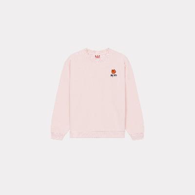 Kenzo 'Boke Flower Crest' Embroidered Sweatshirt Faded Pink - Womens Size Xs