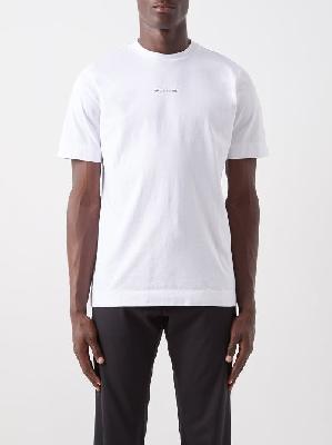 1017 ALYX 9SM - Sphere Logo-print Cotton-jersey T-shirt - Mens - White