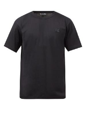 Acne Studios - Nash Face Cotton-jersey T-shirt - Mens - Black