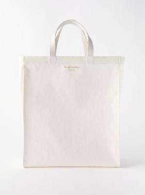 Acne Studios - Audrey Coated-twill Tote Bag - Womens - White
