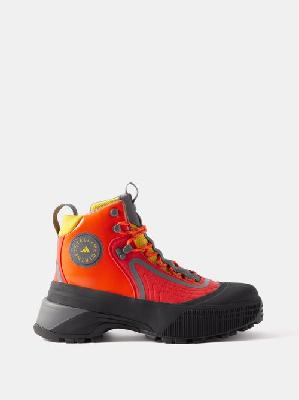 Adidas By Stella Mccartney - Terrex Rubber Hiking Boots - Womens - Red Orange - 4 UK