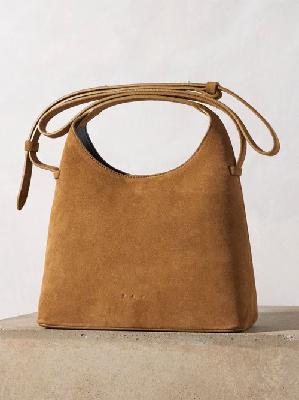 Aesther Ekme - Sac Mini Suede Cross-body Bag - Womens - Brown - ONE SIZE