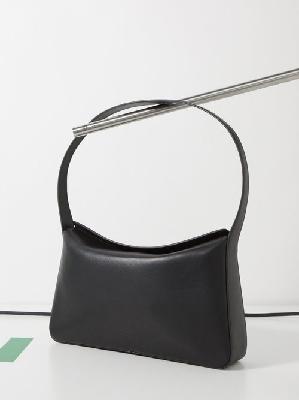 Aesther Ekme - Soft Baguette Smooth Leather Shoulder Bag - Womens - Black - ONE SIZE