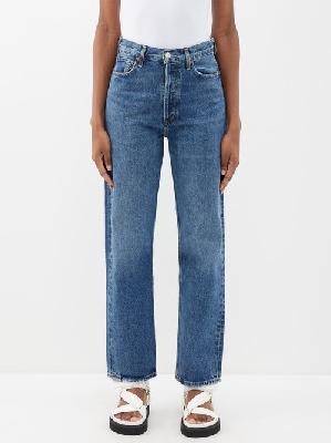 Agolde - 90s Pinch Waist Organic-cotton Straight-leg Jeans - Womens - Denim - 23