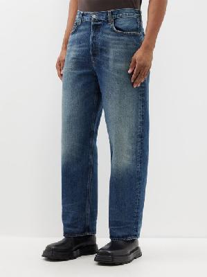 Agolde - Deven Organic-cotton Straight-leg Jeans - Mens - Blue - 28 UK/US