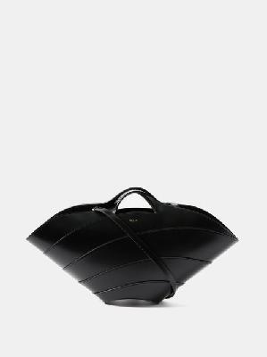 Alaïa - Khaima Panelled-leather Basket Bag - Womens - Black - ONE SIZE