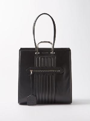 Alexander Mcqueen - The Tall Story Leather Bag - Womens - Black