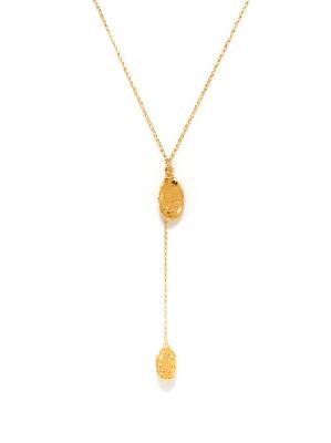 Alighieri - The Lunar Rocks 24kt Gold-plated Necklace - Womens - Gold - ONE SIZE