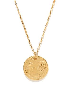 Alighieri - Il Leone 24kt Gold-plated Necklace - Mens - Gold - ONE SIZE